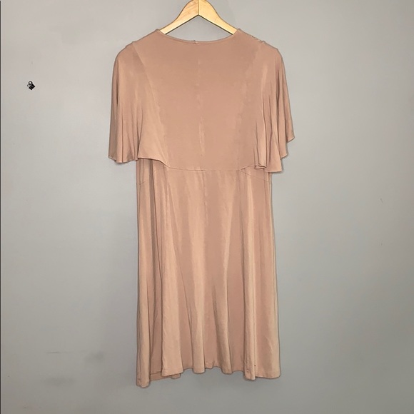 ASOS Plus Curve Pink Knit Lace Stretchy Dress 22 - Picture 11 of 11